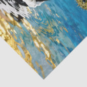 Papier Mousseline "Umi Blossom" - Un Portrait Océanique (Détail)