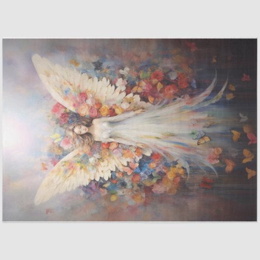 Papier Mousseline Un ange déprimé (Recto)