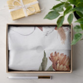 Papier Mousseline Un animal d'automne et une série de fleurs Design (Cadeau)