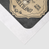 Papier Mousseline Un apothecaire et poteau Étiquette série Design 1 (Détail)