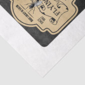 Papier Mousseline Un apothecaire et poteau Étiquette série Design 2 (Détail)