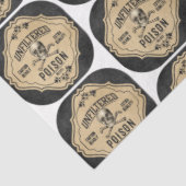 Papier Mousseline Un apothecaire et poteau Étiquette série Design 8 (Détail)