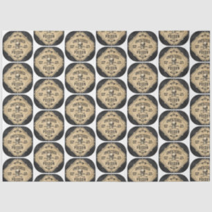 Papier Mousseline Un apothecaire et poteau Étiquette série Design 8