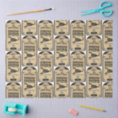 Papier Mousseline Un apothecaire et potion Étiquette série Design 11 (Artisanat)