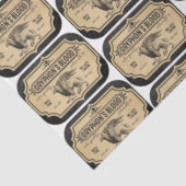 Papier Mousseline Un apothecaire et potion Étiquette série Design 14 (Détail)