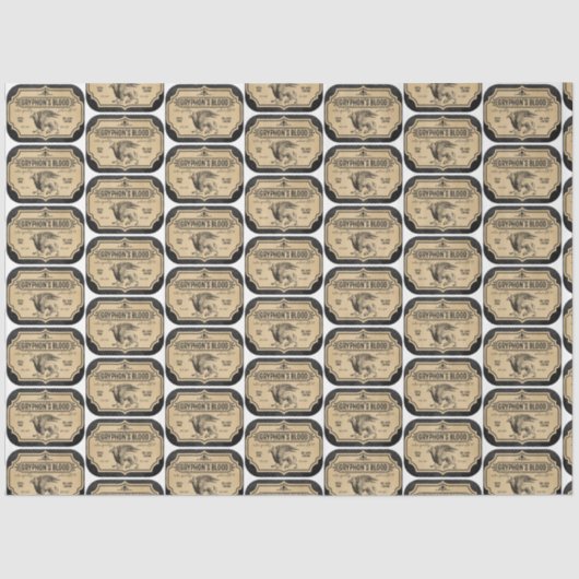 Papier Mousseline Un apothecaire et potion Étiquette série Design 14 (Recto)