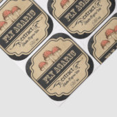 Papier Mousseline Un apothecaire et potion Étiquette série Design 15 (Détail)