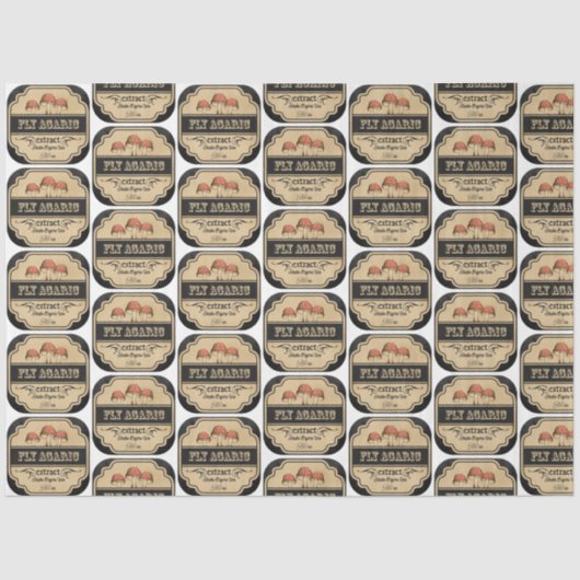 Papier Mousseline Un apothecaire et potion Étiquette série Design 15 (Recto)