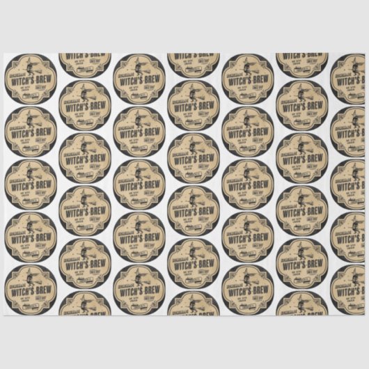 Papier Mousseline Un apothecaire et potion Étiquette série Design 16 (Recto)