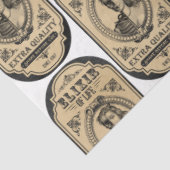 Papier Mousseline Un apothecaire et potion Étiquette série Design 17 (Détail)