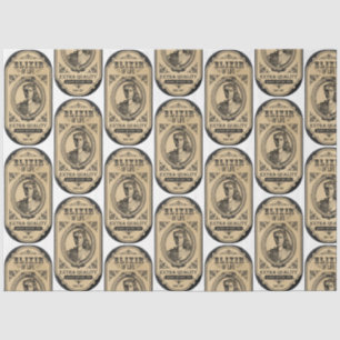 Papier Mousseline Un apothecaire et potion Étiquette série Design 17