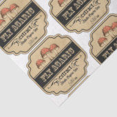 Papier Mousseline Un apothecaire et potion Étiquette série Design 25 (Détail)