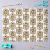 Papier Mousseline Un apothecaire et potion Étiquette série Design 29 (Artisanat)