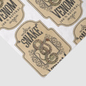 Papier Mousseline Un apothecaire et potion Étiquette série Design 33 (Détail)