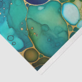 Papier Mousseline Un arc-en-ciel série Encre d'alcool Design 5 (Détail)