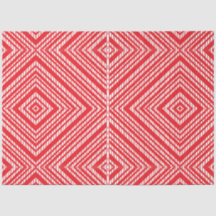 Papier Mousseline un arrière - plan rouge et blanc avec un motif dia