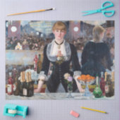 Papier Mousseline Un bar aux Folies-Bergere, Manet (Artisanat)