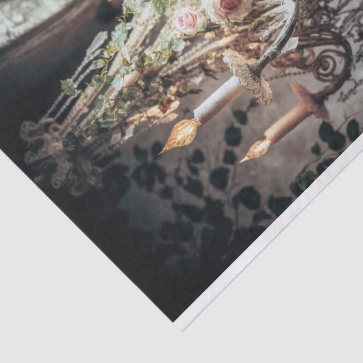 Papier Mousseline Un beau lustre français (Détail)