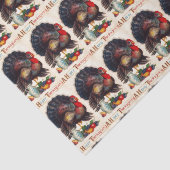 Papier Mousseline Un bon thanksgiving Turquie (Détail)