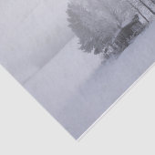 Papier Mousseline Un Cabine d'hiver désolé dans une Finlande gelée  (Détail)