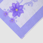 Papier Mousseline Un Cadeau De Vos Initiales Papier Tissu (Détail)