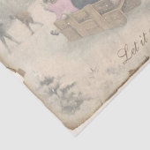 Papier Mousseline Un Carrousel Victorien Sans Souci Balade De Noël (Détail)