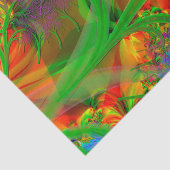 Papier Mousseline Un champ de fleurs sauvages (Détail)