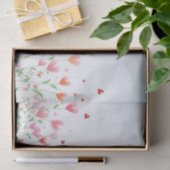 Papier Mousseline Un champ des coeurs (Cadeau)