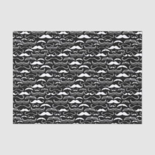Papier Mousseline Un club des messieurs. Motif de moustache