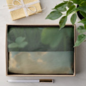 Papier Mousseline Un coeur shamrock tendre sous le ciel du soir (Cadeau)