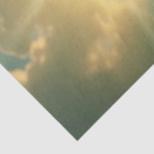 Papier Mousseline Un coeur shamrock tendre sous le ciel du soir (Détail)