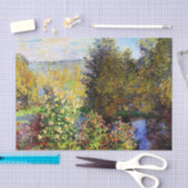 Papier Mousseline Un coin du jardin à Montgeron (Artisanat)