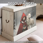 Papier Mousseline Un conte de givre et de fourrure - Découpage -