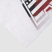 Papier Mousseline Un cool fab de script américain (Détail)