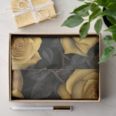 Papier Mousseline Un crâne et une série Rose 2 (Cadeau)