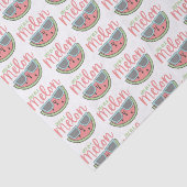 Papier Mousseline Un Dans Un Papier Tissu Melon (Détail)