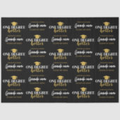 Papier Mousseline Un degré Hotter - Graduation d'or noir (Recto)