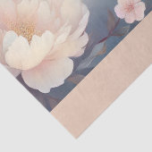 Papier Mousseline Un design de fleur floue #10 (Détail)