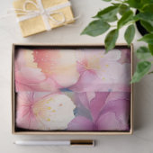 Papier Mousseline Un design de fleur floue #7 (Cadeau)