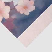 Papier Mousseline Un design de fleur floue #8 (Détail)