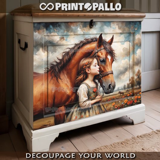 Papier Mousseline Un enfant et son cheval : une histoire d'amour