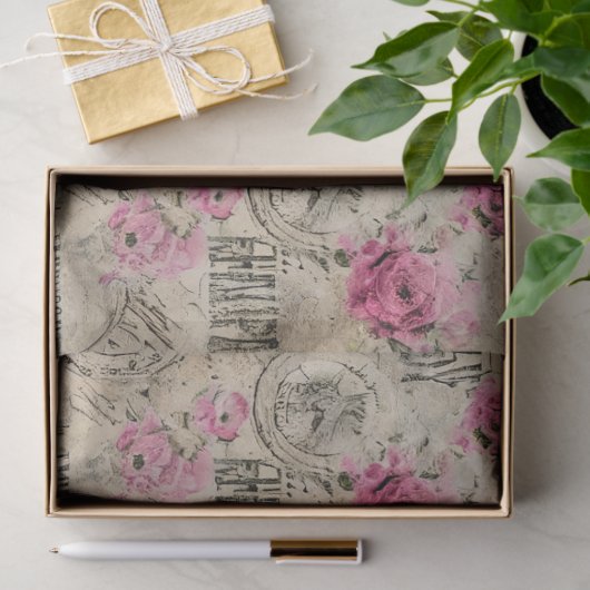 Papier Mousseline Un Ephémère français série 4 (Cadeau)