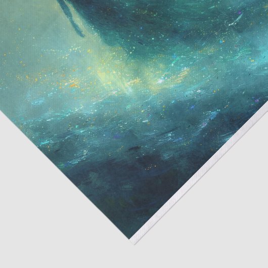 Papier Mousseline Un Esprit D'Eau Géant (Détail)