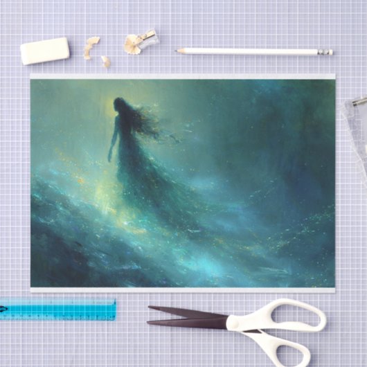 Papier Mousseline Un Esprit D'Eau Géant (Artisanat)