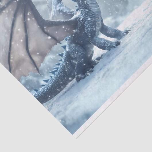 Papier Mousseline Un garçon rencontre Dragon (Détail)