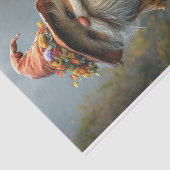 Papier Mousseline Un Gnome adorable (Détail)