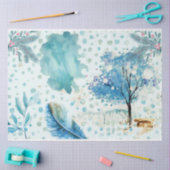 Papier Mousseline Un gnome de neige Série Design 4 (Artisanat)