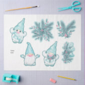Papier Mousseline Un gnome de neige Série Design 9 (Artisanat)