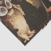 Papier Mousseline Un hibou, un chat et un Casquette, Oh, mon Dieu ! (Détail)