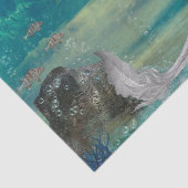 Papier Mousseline Un hippocampe génial dans l'océan profond (Détail)